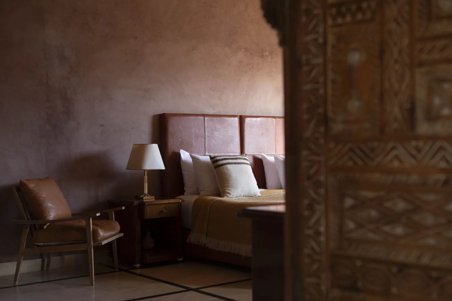 Traditional Moroccan bedroom